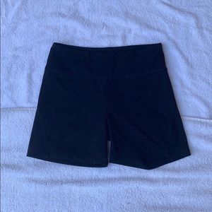 Black biker shorts